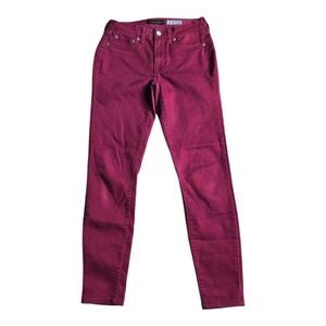 Aeropostale High Waisted Burgundy Jeggings